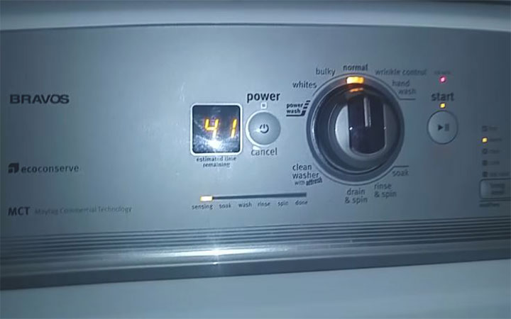 Maytag Bravos Washers Stuck on Sensing?